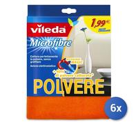 6x Vileda Microfibre Cloth Dust 40x30cm 1Pc
