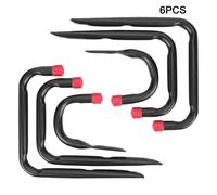 6x Wall Mounted Assorted Storage Hooks Bikes Ladder Garage Shed