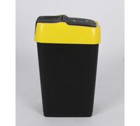 6x Waste Bin Swing Lid 18L Trash Kitchen Box Container Basket Separator