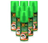 6x Xpel Mosquito Insect Fly Bite Repellent Tropical Formula Pump Spray 70ml