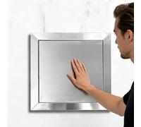 6x10, 8x8, 8x12 10x10 in Small Access Panel Door, Push to Open Wall Hole Cover, Stainless Steel Electrical Access Hole Cover with Spring-Clip(12x16in(300x400mm))