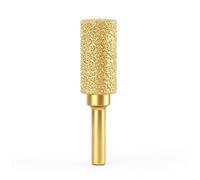 (6x15mm) Diamond Grinding Head with 6mm Shank for Metal Stone | Coarse Grit Cylinder Bit For Carving, Sanding & Deburring On Steel, Ceramics, Glass & Stone
