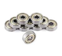 6x19x4mm 626ZZ 626Z 608ZZ Carbon Steel Miniature Bearings Set for Longboard Front Wheel Roller Compatible with 6203 6205 Motor