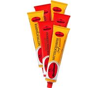 6x200 ml Bavarian Sweet Home-made Mustard and German Medium Hot Mustard, Haendlmaier / Germany