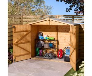 6x25 Rowlinson Shiplap Apex Wallstore - No Floor