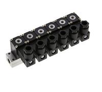 6x3/2 M5 NC Solenoid Valve 12V DC -0.95-8bar/-13.2-112psi Airtec