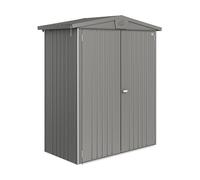 6x3 Biohort Europa 1 Metal Shed - Metallic Quartz Grey