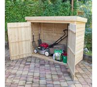 6x3 Forest Large Pent Outdoor Store - Pressure Treated With Installation