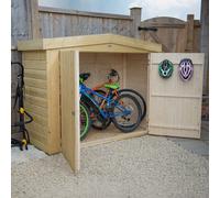 6x3 Forest Shiplap Apex Large Outdoor Store - Pressure Treated