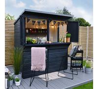 Shiplap PTR 6x3 Pent Garden Bar - Installation Included