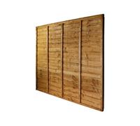 6X3 Horizontal Lap Treated Wooden Fence Panel (X6 Panels)