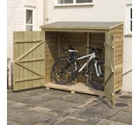 6x3 Rowlinson Overlap Wall Bike Store - Pressure Treated
