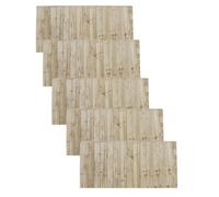 6X3 Standard Feather Edge Panel 5 Pack