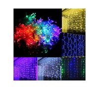 6x3M 600LED USB LED Curtain Fairy String Lights Hanging Backdrop Wall Lamp Wedding Xmas Party Decoration Lights