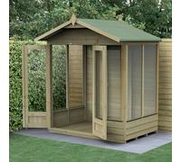 6x4 Forest Oakley Summerhouse Pressure Treated - 6x4 Forest Oakley Summerhouse Pressure Treated - With Installation on customers prepared base