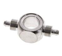 6x4 & G1/4'' Stainless Steel 1.4571 Banjo Tee Push-on Fitting