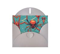 6x4 inch Ancient Spider Gray prints greeting card with envelope, suitable for birthday wishes, wedding congratulations