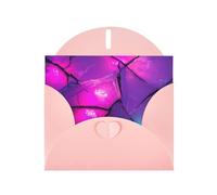 6x4 inch Broken Ground Pink prints greeting card with envelope, suitable for birthday wishes, wedding congratulations