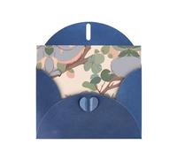 6x4 inch Cartoon koala Blue prints greeting card with envelope, suitable for birthday wishes, wedding congratulations