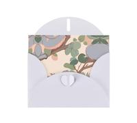6x4 inch Cartoon koala White prints greeting card with envelope, suitable for birthday wishes, wedding congratulations