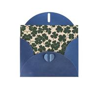 6x4 inch Celtic Clover Blue prints greeting card with envelope, suitable for birthday wishes, wedding congratulations