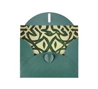6x4 inch Celtic knot Dark Green prints greeting card with envelope, suitable for birthday wishes, wedding congratulations