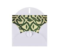 6x4 inch Celtic knot White prints greeting card with envelope, suitable for birthday wishes, wedding congratulations