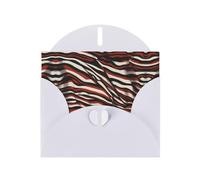 6x4 inch Thick red and black White prints greeting card with envelope, suitable for birthday wishes, wedding congratulations