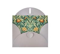 6x4 inch Vintage Teal Pattern Gray prints greeting card with envelope, suitable for birthday wishes, wedding congratulations