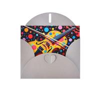 6x4 inch Violin Background Gray prints greeting card with envelope, suitable for birthday wishes, wedding congratulations