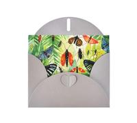 6x4 inch Watercolor Insects Gray prints greeting card with envelope, suitable for birthday wishes, wedding congratulations