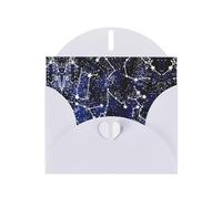 6x4-inch White Glow in The Dark print Greeting Card Set with Envelope - Wedding/Birthday Invitations