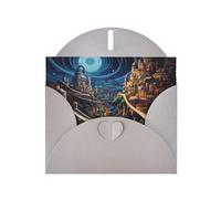 6x4 inch Wonderful Road Gray prints greeting card with envelope, suitable for birthday wishes, wedding congratulations