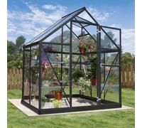 Garden Greenhouse Palram Canopia Harmony 6ft Grey - Sizes 6x4, 6x6, 6x8 & 6x10