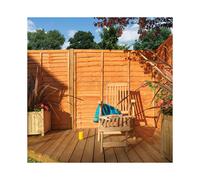 6x4 Traditional Lap Panel Dip Treated (Pack of 3) - L183 x W183 x H122 cm