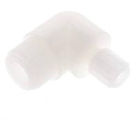 6x4mm & G1/2'' PVDF Elbow Compression Fitting with Male Threads 10 bar