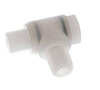 6x4mm & G1/4'' PVDF Elbow Compression Fitting with Male Threads with Banjo Bolt 10 bar