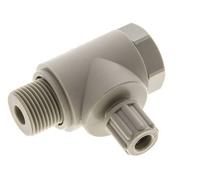 6x4mm & G3/8'' PP Elbow Compression Fitting with Male Threads with Banjo Bolt 10 bar
