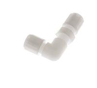 6x4mm PVDF Elbow Compression Fitting Bulkhead 10 bar