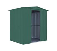 Mercia Globel 6 x 5 Apex Green Metal Shed, Green