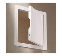 6x6 23x23 36x36 Inch Aluminum Alloy Recessed Wall Access Door, White Inspection Hatch Gate Push to Open Drywall Hole Cover Plate for Electrical Plumbing Ceilings(45x55cm/18x22in)