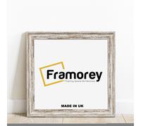 (6x6 Inch) Square Size Walnut Vintage Distressed Photo Frames Picture Frame Handmade Wood Effect Wall Art Poster Frames Home Décor Frame