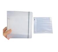 6x6" Refillable Photo Sleeves - 30 Page Waterproof Pocket Flip Book for 60 Pictures, Holds Photographs, Postcards, Recipe Cards & Name Cards