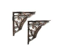 6x6 Shelf Brackets Singer Corp Antique Copper - Cast Iron