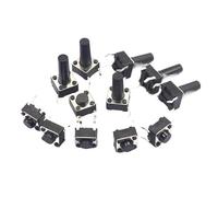 6x6mm Tactile Tact Push Button Micro Switch 6 * 6 * 4.3/5/6/7/8/9/10/11/12/14/17/19mm 4Pin DIP4(6x6x14mm,50pcs)