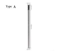 6x6x150mm Solid Carbide Rotary Burr Single Cut Head with 6mm Shank for Use with Rotary Tools, Suitable for Deburring, Grinding, Metalwork, Wood Carving, Welding, and Jewelry Making (A)