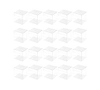 6x6x6cm 20 Pcs Clear Small Favor Boxes,for Wedding,Various Festivals,Birthday Party,Caja Cube Packaging Boxes
