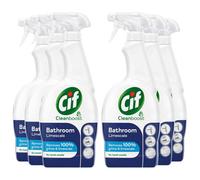 Cif Cleanboost Bathroom Spray Removes Limescale With 100% Streakfree Shine 700Ml X 2 Pack