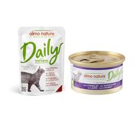 6x70g Almo Nature Daily Menu Wet Cat Food + 6x85g Wet Cat Food - 30% Off! * - Duck & Chicken (6 x 70g) + Mousse with Rabbit (6 x 85g)