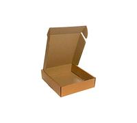 6x7x1.7 Inch Strong Brown Die Cut Boxes Cartons Postal Packing Tuck-in-Flaps Self Sealing Mailing Shipping cardboard Wrap Kraft Packing Small Parcel Mailing (50)
